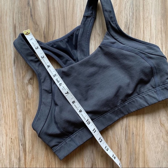 MOVING COMFORT Gray Adjustable Sports Bra Women's Size Medium - Picture 5 of 7
